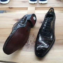Men’s Modern Classic Lace Up Alligator Dress Shoes image 3