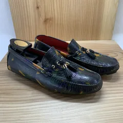 Ostrich Leather Slip-on Loafer Shoes image 2
