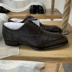 Natural Ostrich Leather Dress Brown image 2