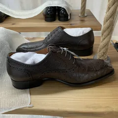Natural Ostrich Leather Dress Brown image 3