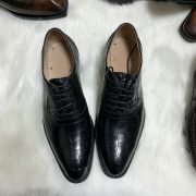 Handcrafted Genuine Alligator Leather Men's Oxford Shoes