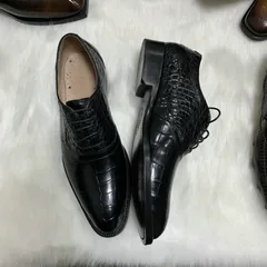 Handcrafted Genuine Alligator Leather Men’s Oxford Shoes image 2