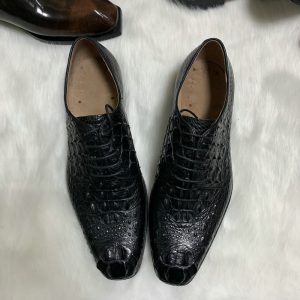 Crocodile Genuine Leather Oxfords Dress Shoes