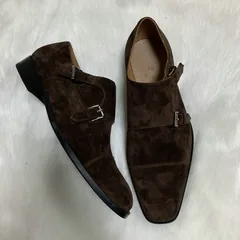 Goodyear Welted Suede Men Hot Sale Monk Strap Shoes image 1