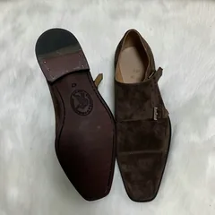 Goodyear Welted Suede Men Hot Sale Monk Strap Shoes image 2