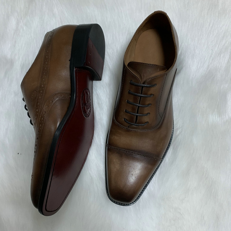 Goodyear Wedding Business Formal Leather Oxford Shoes image 2