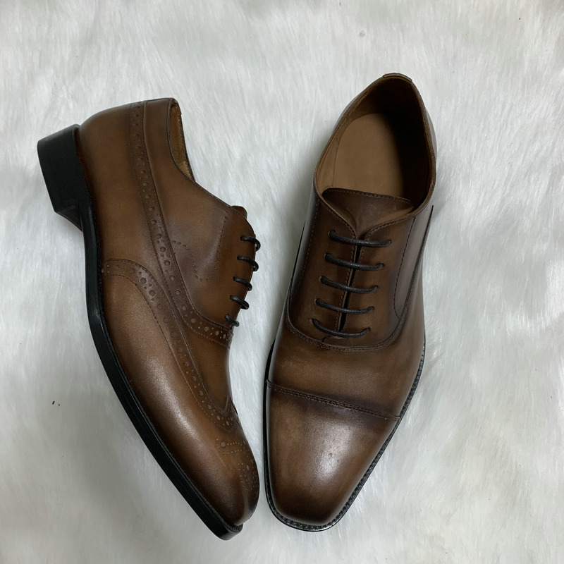 Goodyear Wedding Business Formal Leather Oxford Shoes image 3