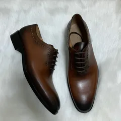 Oxford Style Best Price Men Lace-up Dress Shoes Goodyear Welted image 2