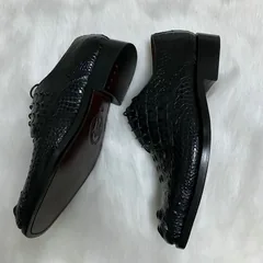 Classic Luxury Top Quality Pure Crocodile Skin Leather Shoes image 4