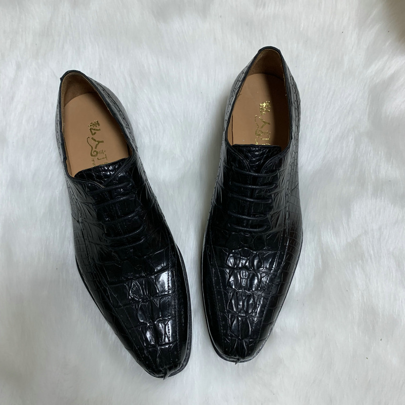 Latest Wholesale Real Crocodile Leather Men Shoes