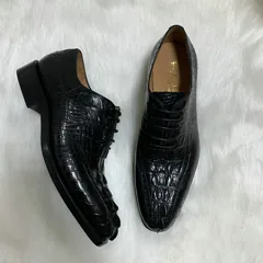 Latest Wholesale Real Crocodile Leather Men Shoes image 3