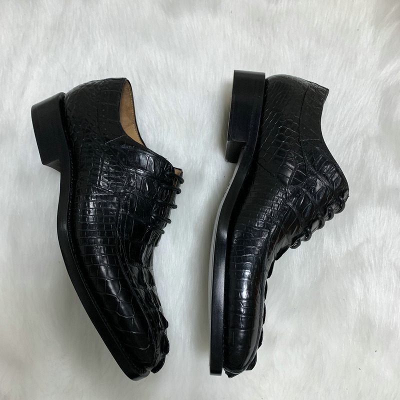 Latest Wholesale Real Crocodile Leather Men Shoes image 4