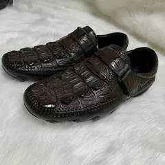Luxury Exotic Leisure Real Crocodile Leather Mens Loafer Shoes image 1