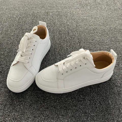 White Leather Trainers