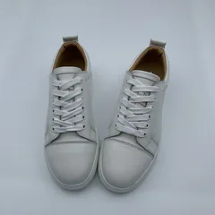 Genuine Men’s Leather White Sole Trainers image 2