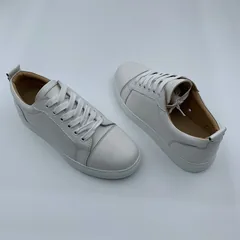 Genuine Men’s Leather White Sole Trainers image 5