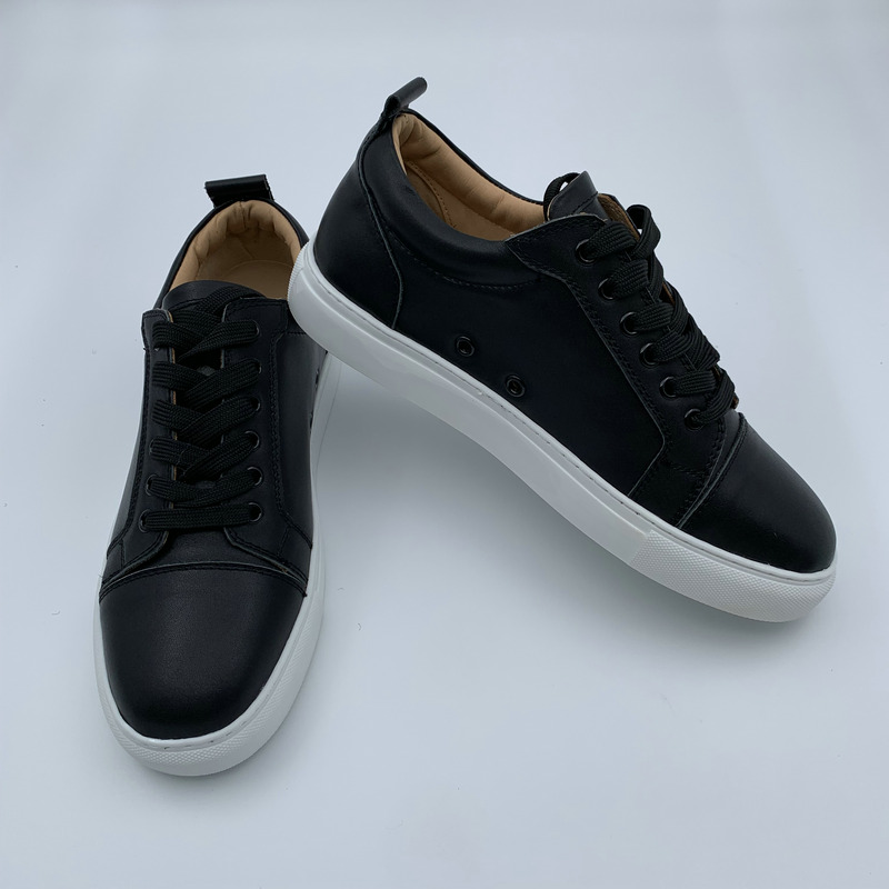 Black Leather Trainers - China Shoe Manufacturer | Marcusius