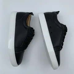 Black Leather Trainers image 5