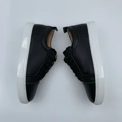 Black Leather Trainers image 8