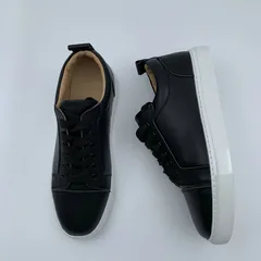 Black Leather Trainers image 9