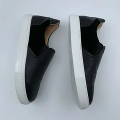 Black Leather&Suede Panel Casual Shoes image 7
