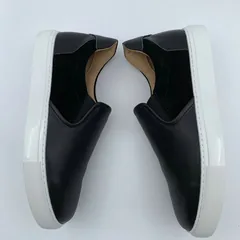 Black Leather&Suede Panel Casual Shoes image 9