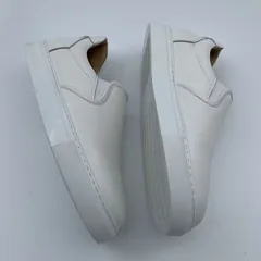 White Leather Casual Shoes image 6