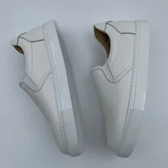 White Leather Casual Shoes image 7