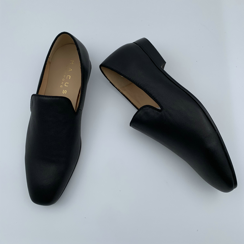 Black Leather Loafers image 4