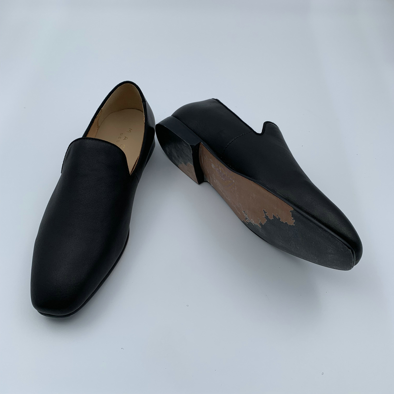 Black Leather Loafers image 5