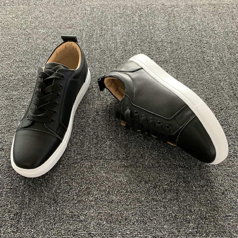 Black Leather Trainers - China Shoe Manufacturer | Marcusius