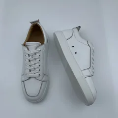 Custom Casual Mens White Leather Trainers image 2