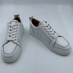 Custom Casual Mens White Leather Trainers image 7