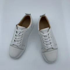 White Leather Mesh Panel Trainers image 4