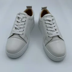 White Leather Mesh Panel Trainers image 7