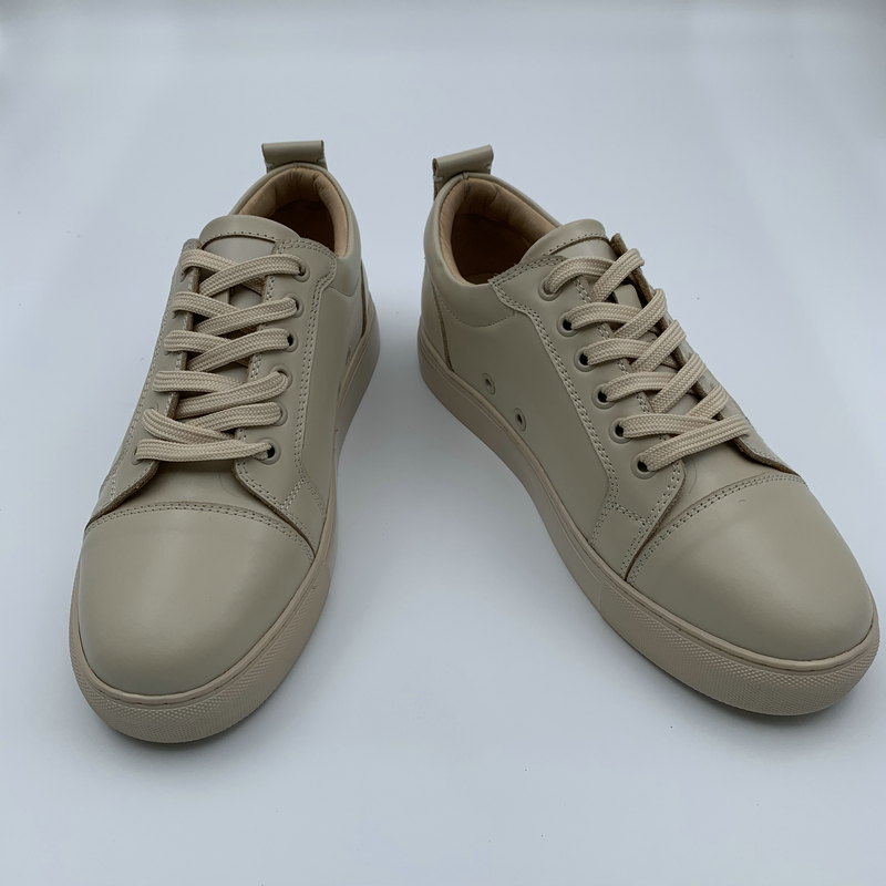 Apricot Leather Trainers