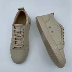 Apricot Leather Trainers image 3
