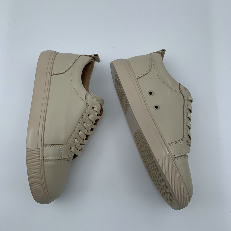 Apricot Leather Trainers image 4