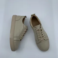 Apricot Leather Trainers image 5