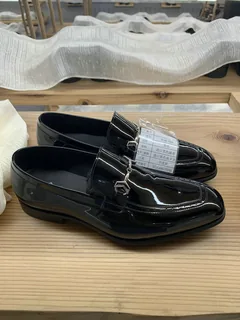 Leisure Fashion Men Leather Casual Beans Shoes image 2