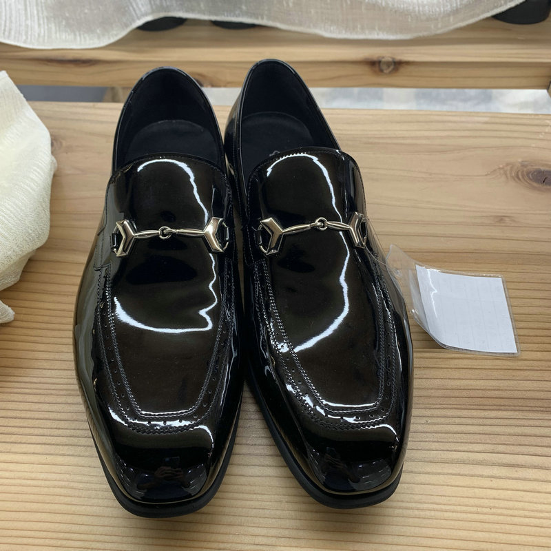 Leisure Fashion Men Leather Casual Beans Shoes