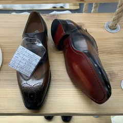 Custom Hand Made Brogue Oxford Leather Shoes image 3