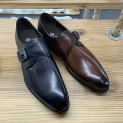 Genuine Leather Mens Monk Shoes image 4