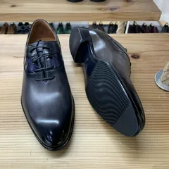 Custom men flat sole genuine leather shoes image 2