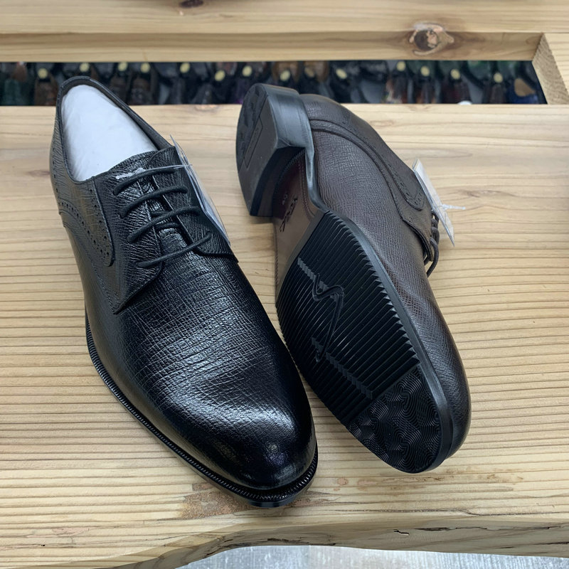 New Model Cloth Leather Oxford Shoes image 3