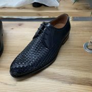 Business Lace-up Modern Footwear Woven Leather