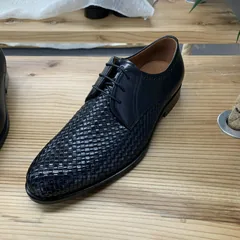Business Lace-up Modern Footwear Woven Leather image 1