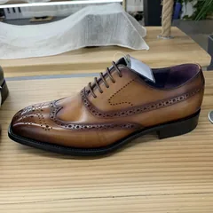 Mens Brogue Leather Shoes High Quality image 3