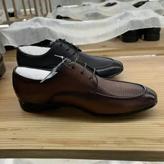 Outdoor Walking Men Woven Leather Shoes image 2
