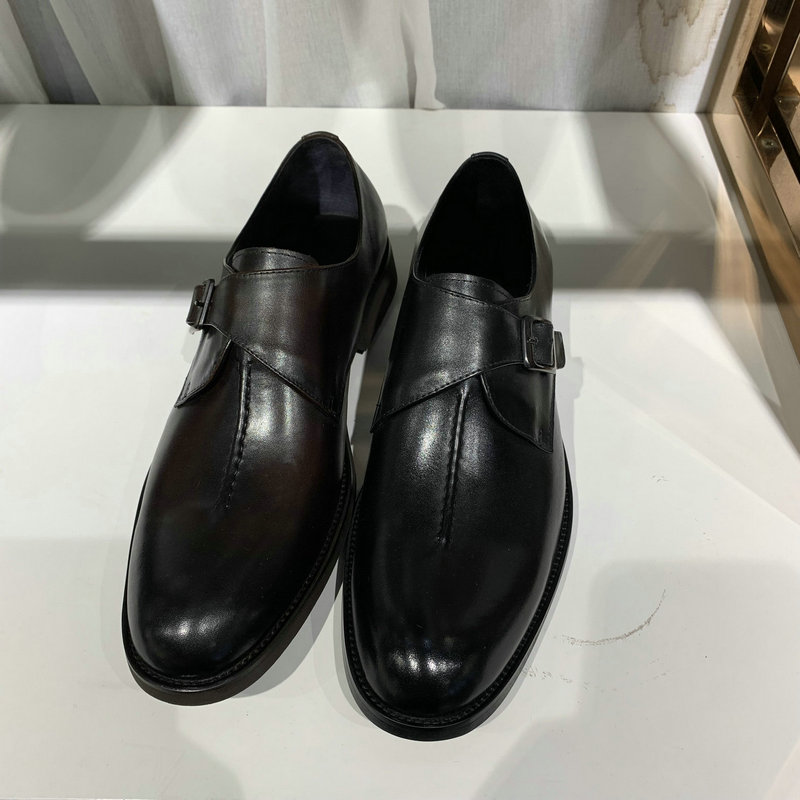 Single Monk Strap Mens Shoes